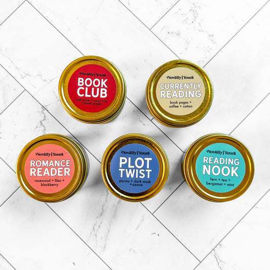 2oz Tins · Literary Collection · Sampler Size (Individual or Bundle)