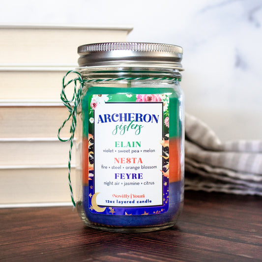 Archeron Sisters · layered candle