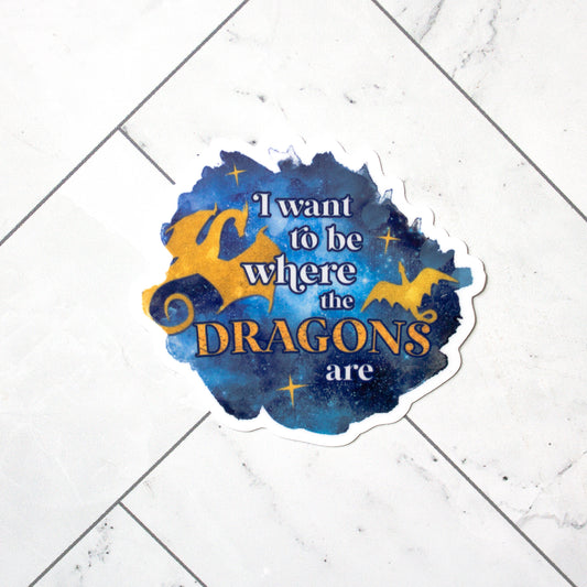 Dragon sticker (I Want to Be...)