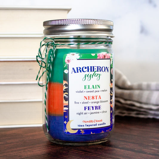 Archeron Sisters · layered candle