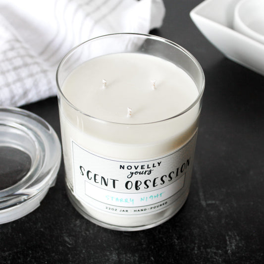 Scent Obsession · 22oz jar three wick candle · choose your favorite Novelly Yours scent! - Novelly Yours