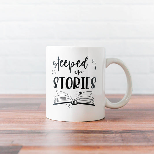 Steeped in Stories mug