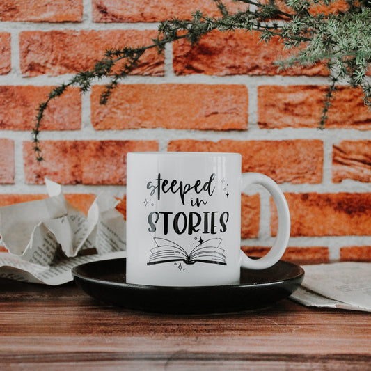 Steeped in Stories mug