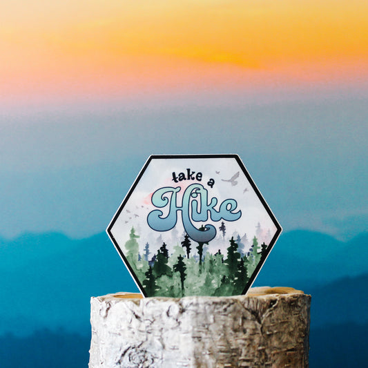 Take a Hike sticker