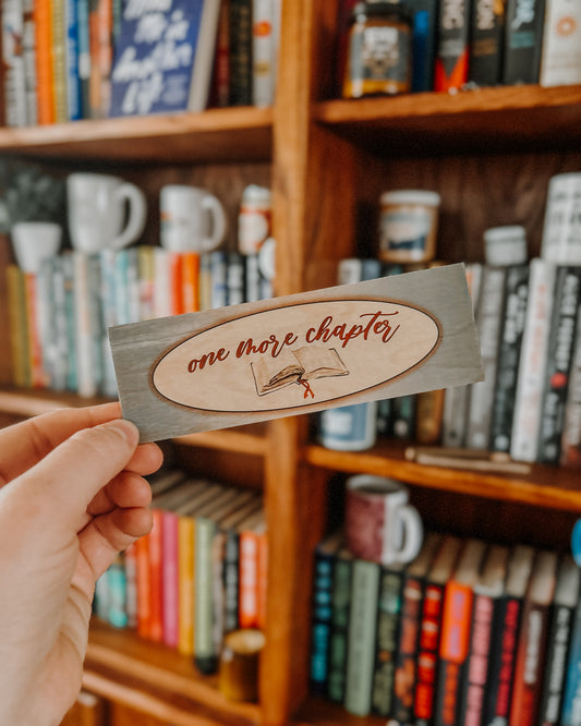 One More Chapter woodmark