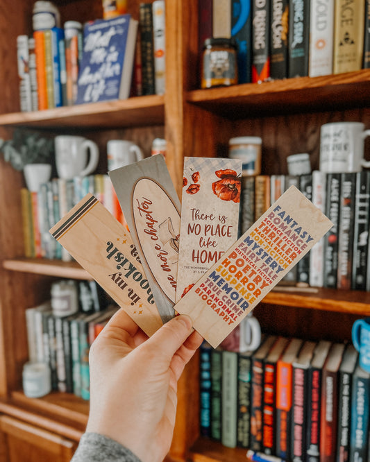 In My Bookish Era woodmark