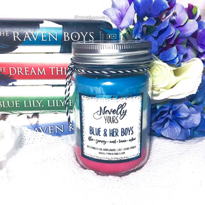 Blue & Her Boys · 12oz jar · Layered Candle - Novelly Yours