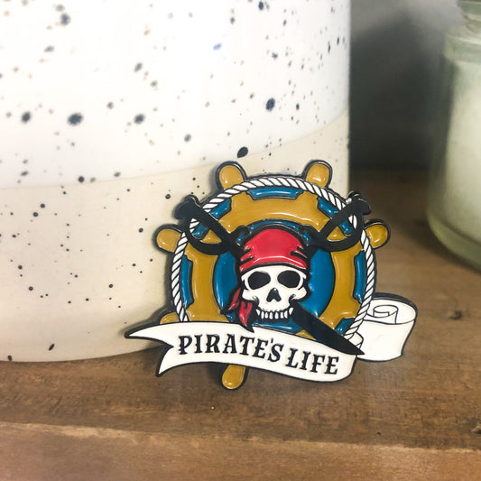 Enamel Pin: "Pirate's Life"