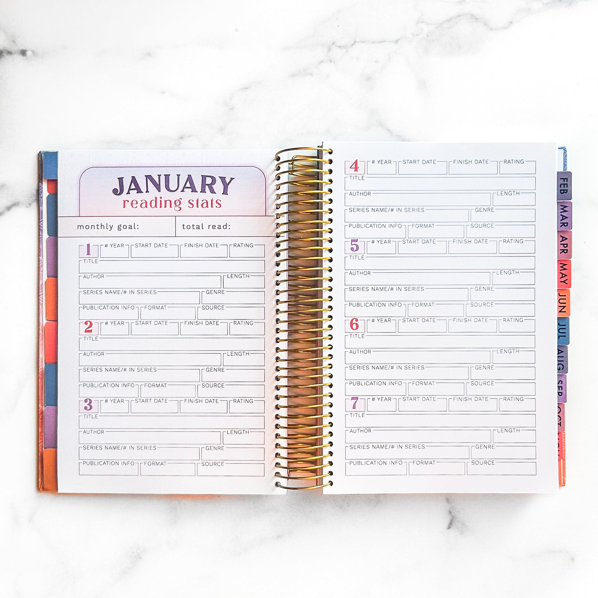 2027 Reading Tracker - PREORDER
