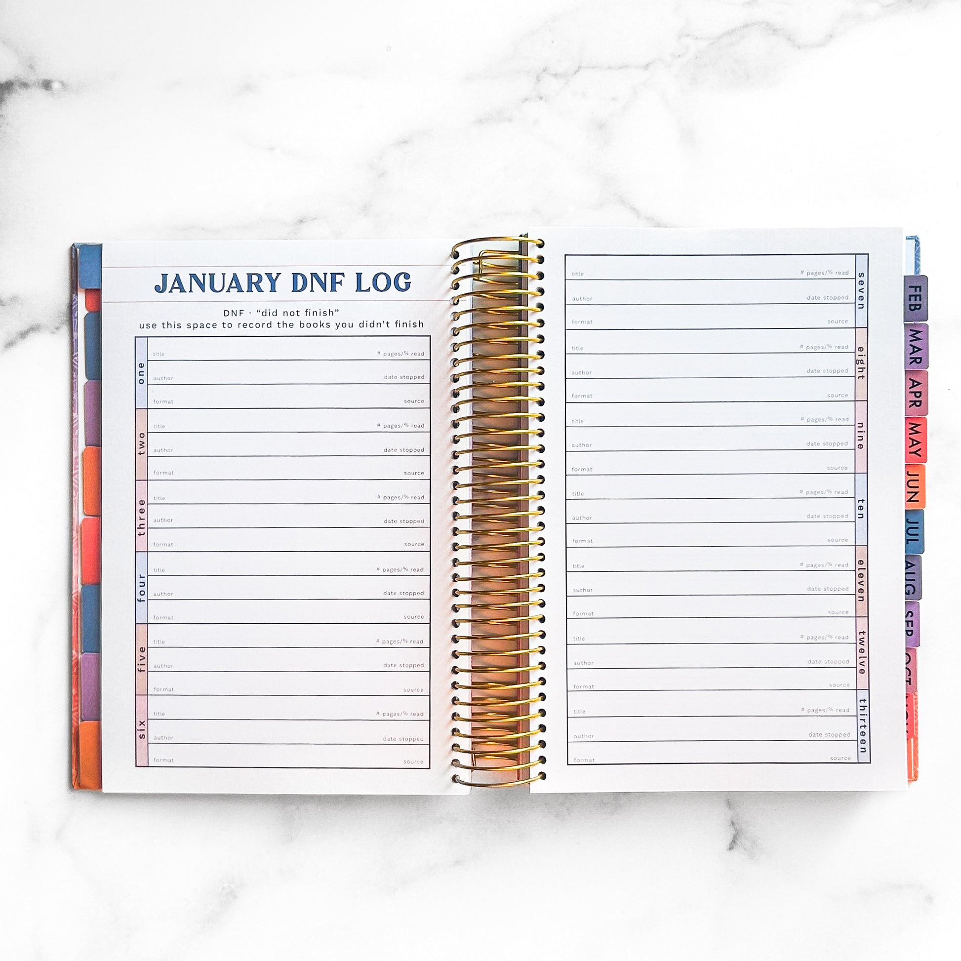 2027 Reading Tracker - PREORDER