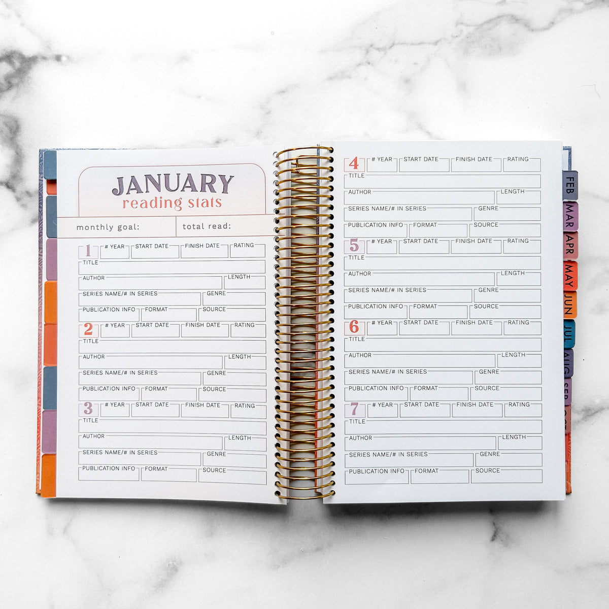 2027 Reading Tracker - PREORDER