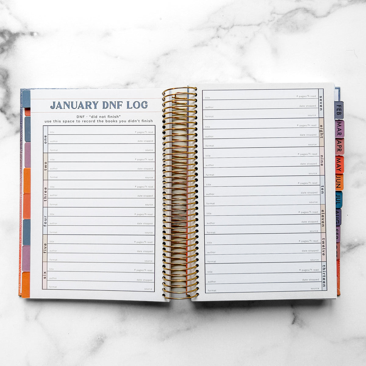 2027 Reading Tracker - PREORDER