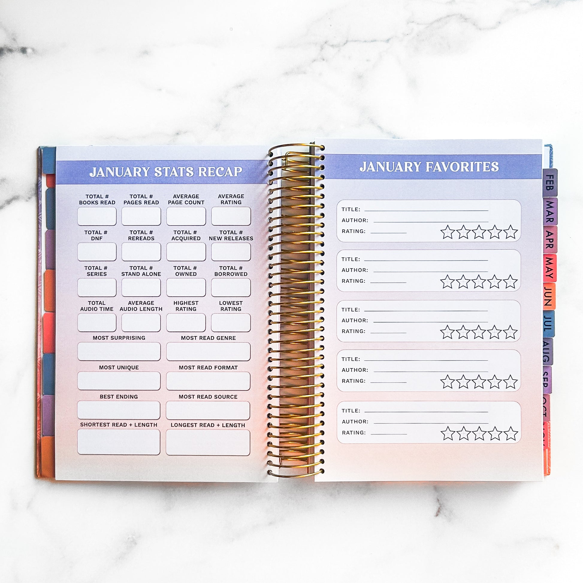 2027 Reading Tracker - PREORDER