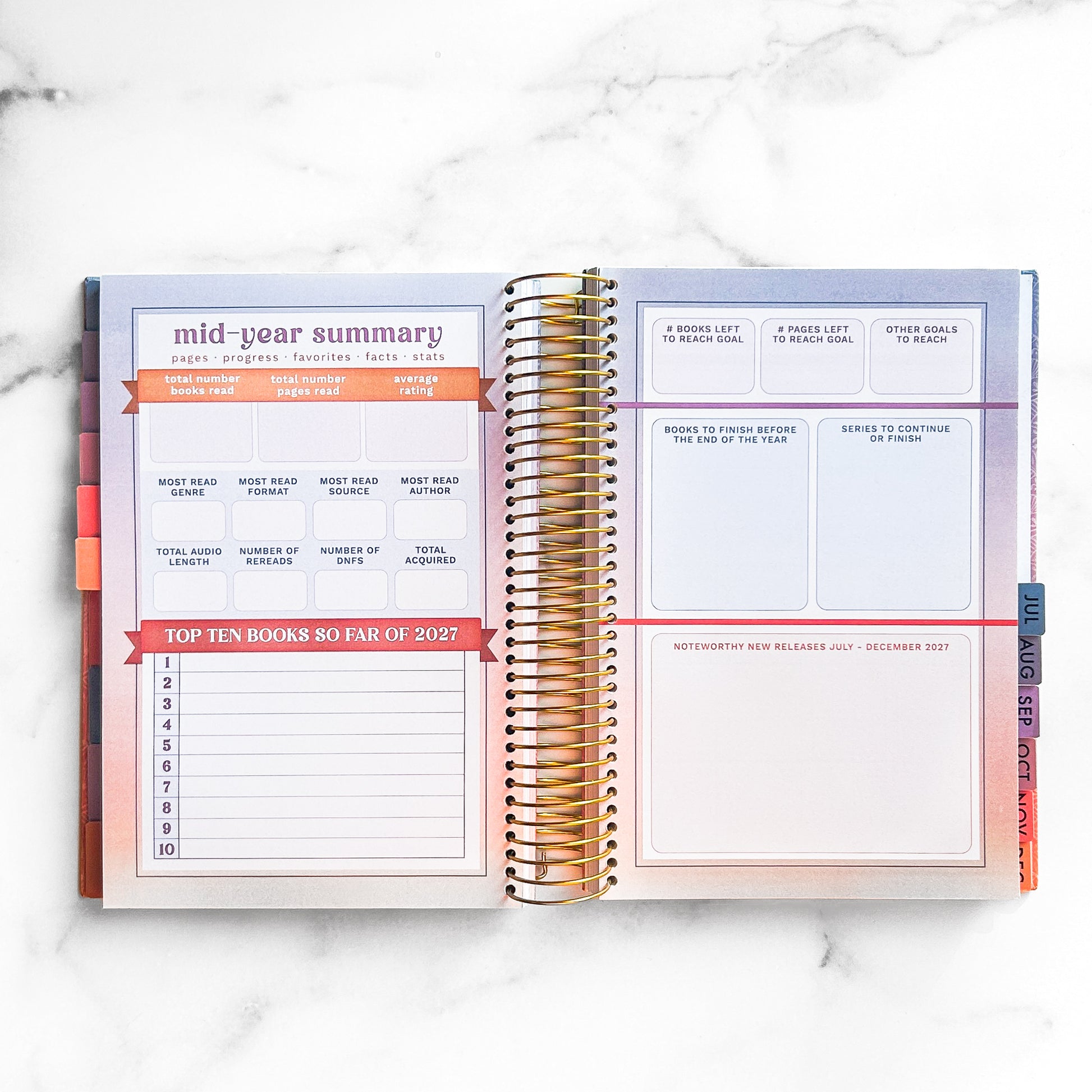 2027 Reading Tracker - PREORDER
