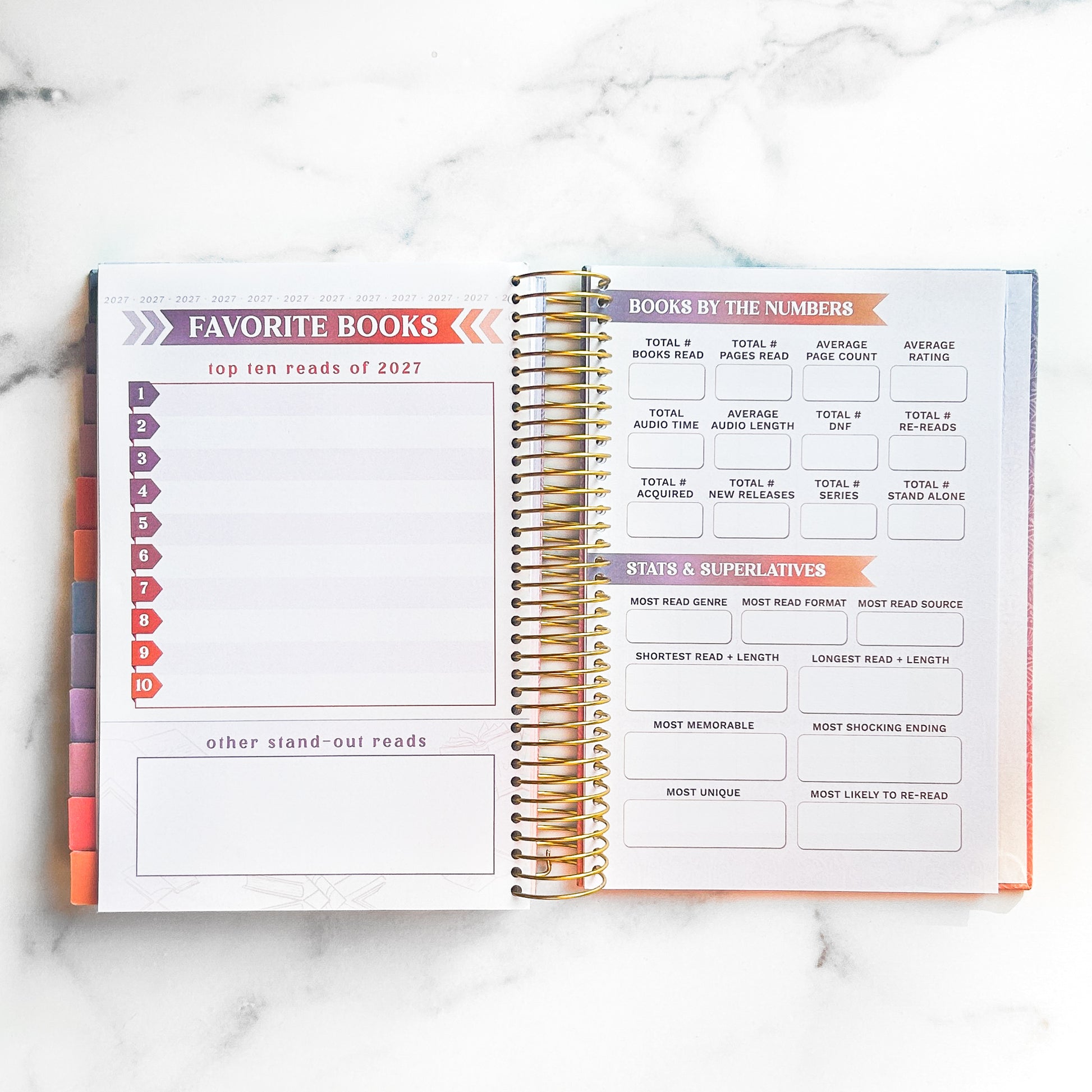 2027 Reading Tracker - PREORDER