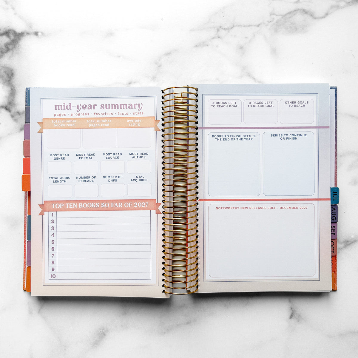 2027 Reading Tracker - PREORDER