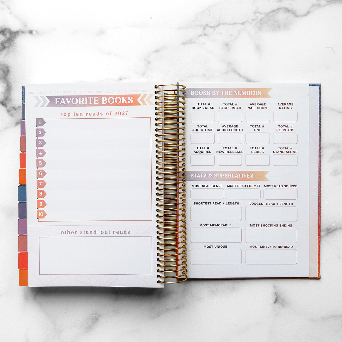 2027 Reading Tracker - PREORDER
