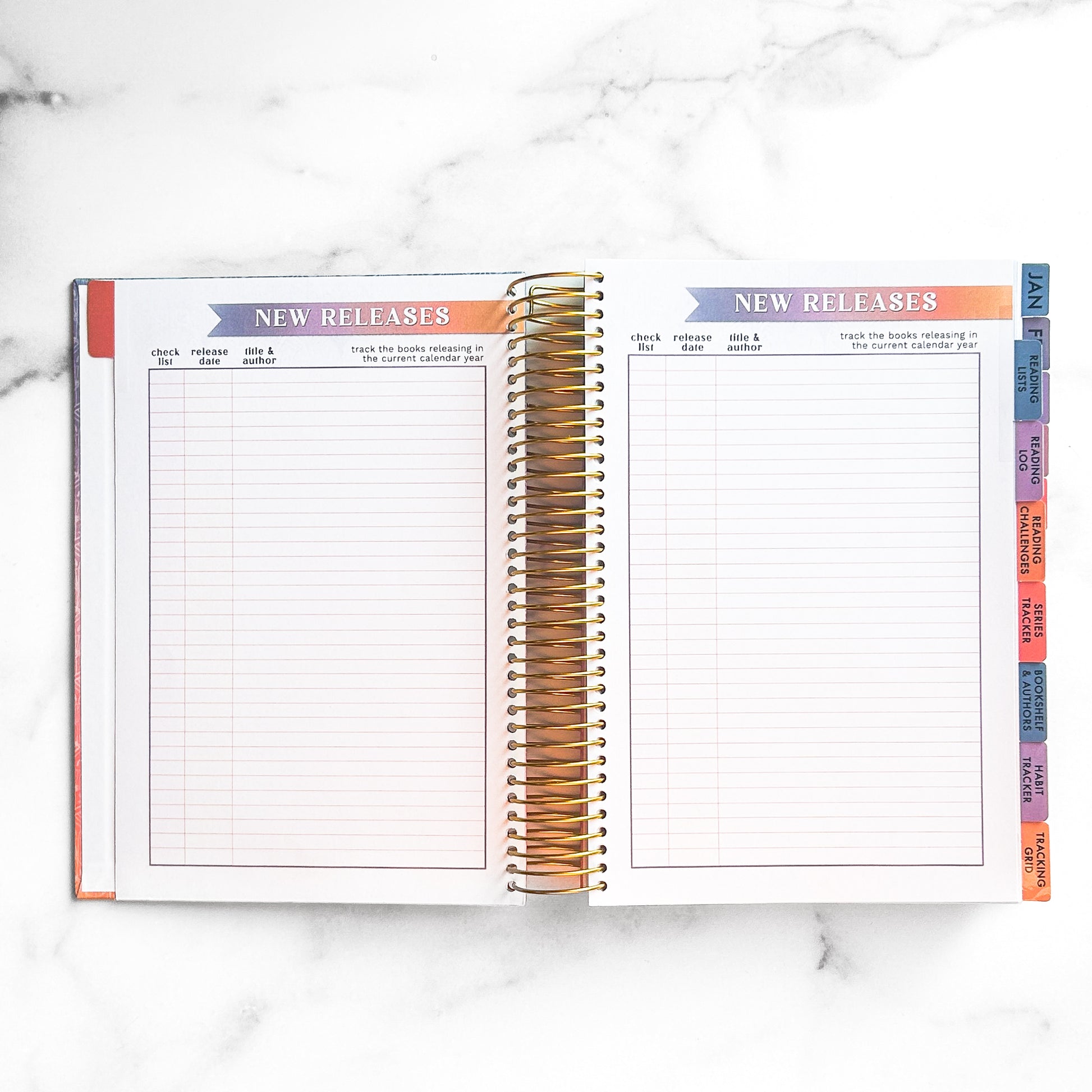 2027 Reading Tracker - PREORDER