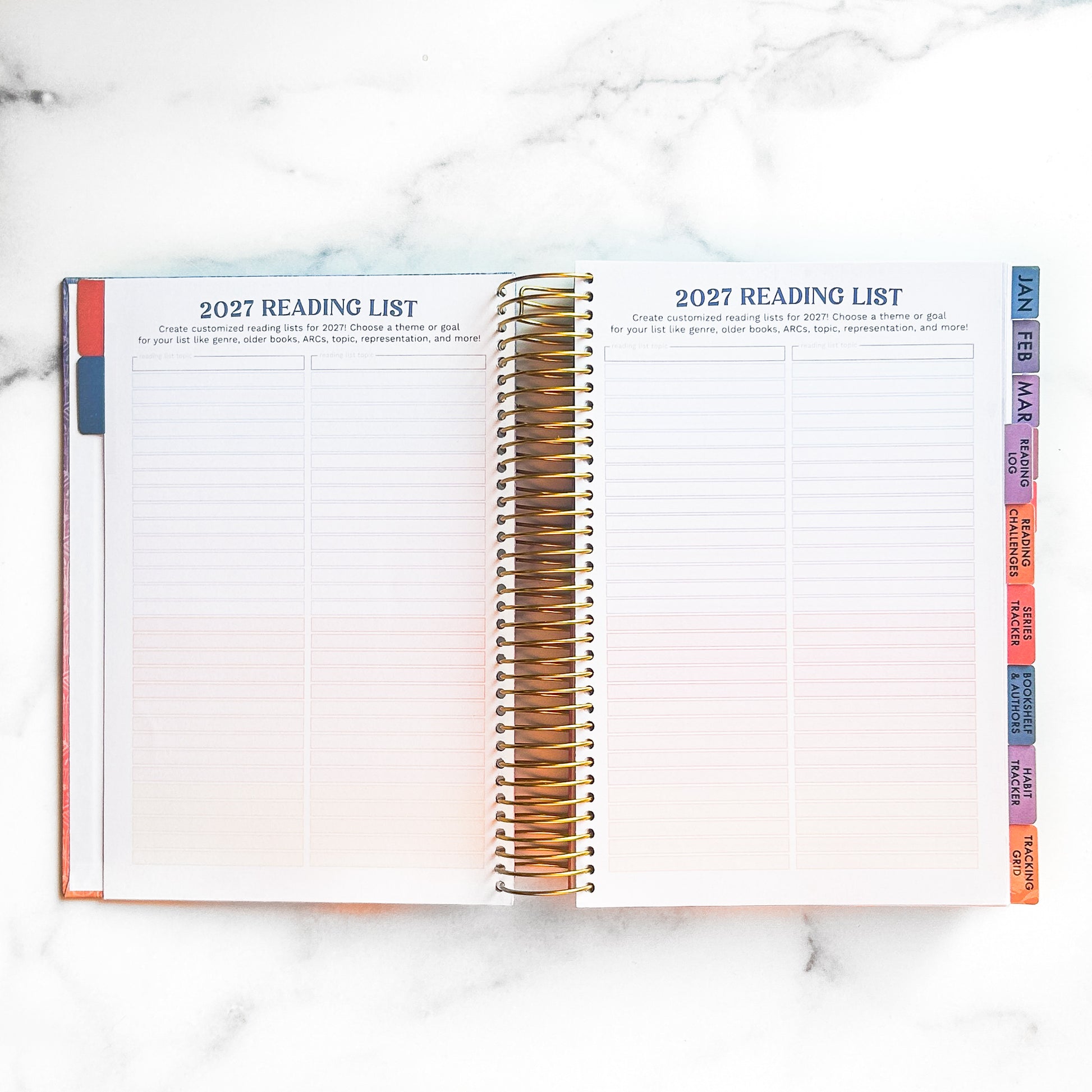 2027 Reading Tracker - PREORDER