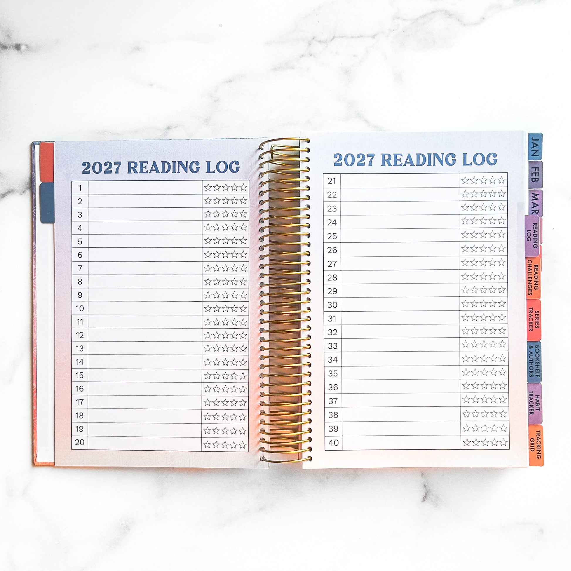 2027 Reading Tracker - PREORDER