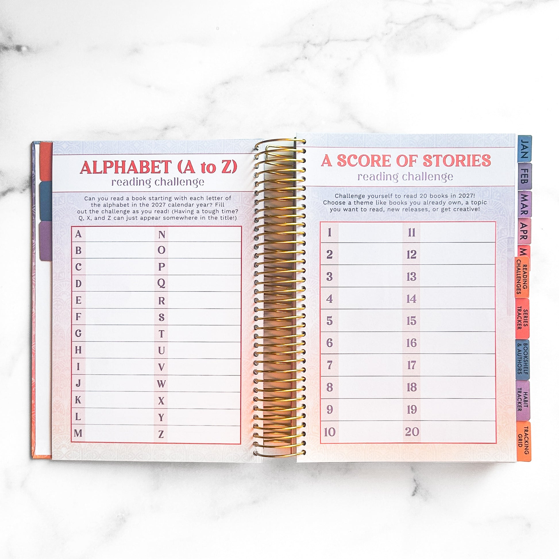 2027 Reading Tracker - PREORDER