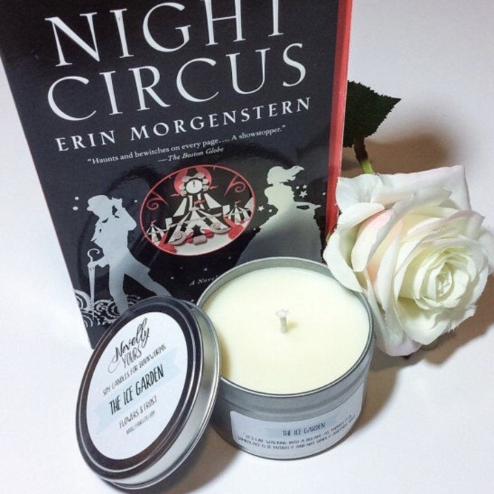 The Ice Garden | 8oz tin | Winter Seasonal Candle - Novelly Yours