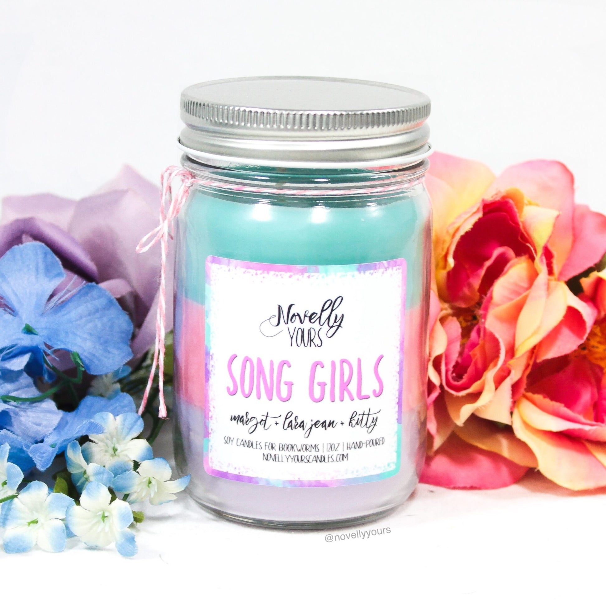Song Girls · 12oz Layered Candle - Novelly Yours