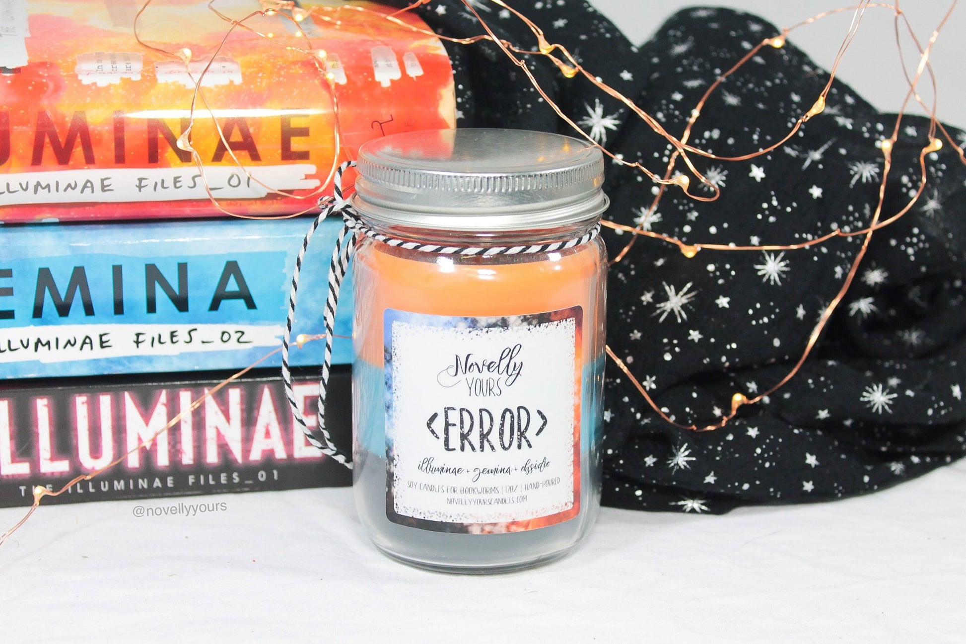 Error · 12oz jar · Layered Candle - Novelly Yours