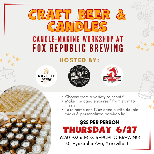 Event Registration: Craft Beer & Candles @ Fox Republic Brewing
