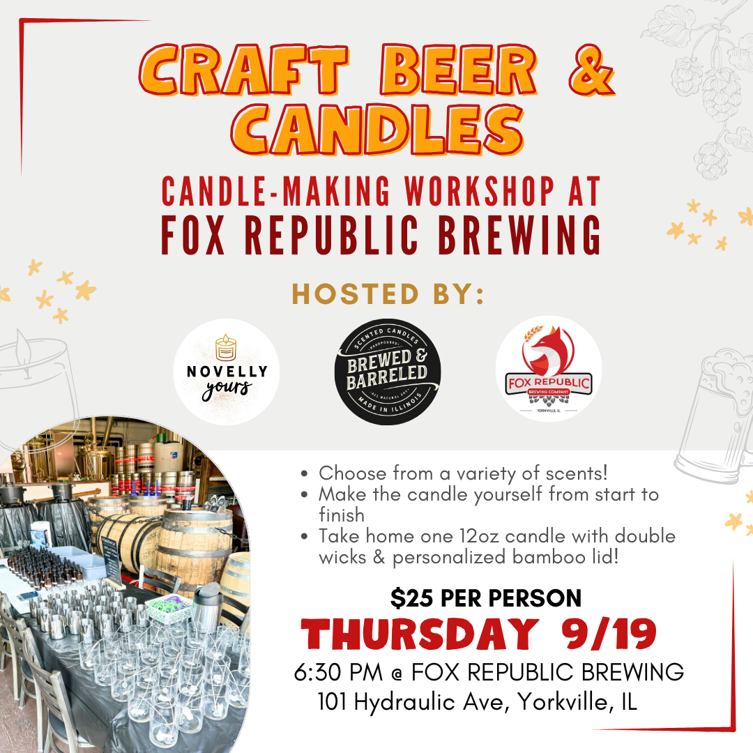 Event Registration: Craft Beer & Candles @ Fox Republic Brewing