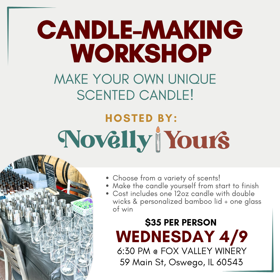 Event Registration: Candle-Making Workshop @ Fox Valley Winery