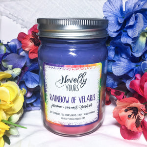 Rainbow of Velaris · 12oz jar · Layered Candle - Novelly Yours