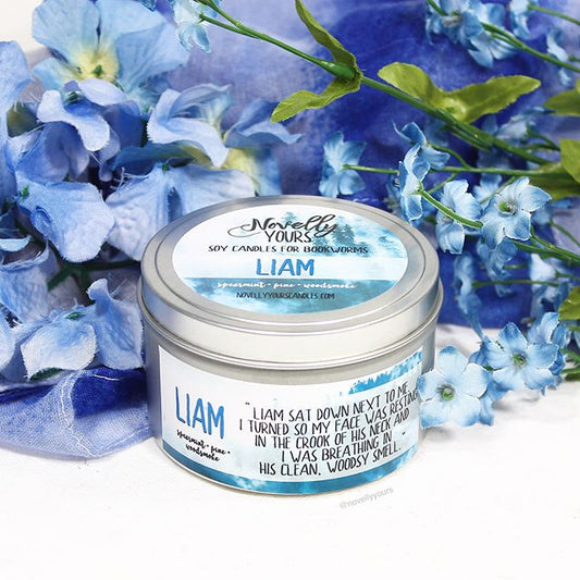 Liam | 8oz tin | The Darkest Minds inspired soy candle - Novelly Yours