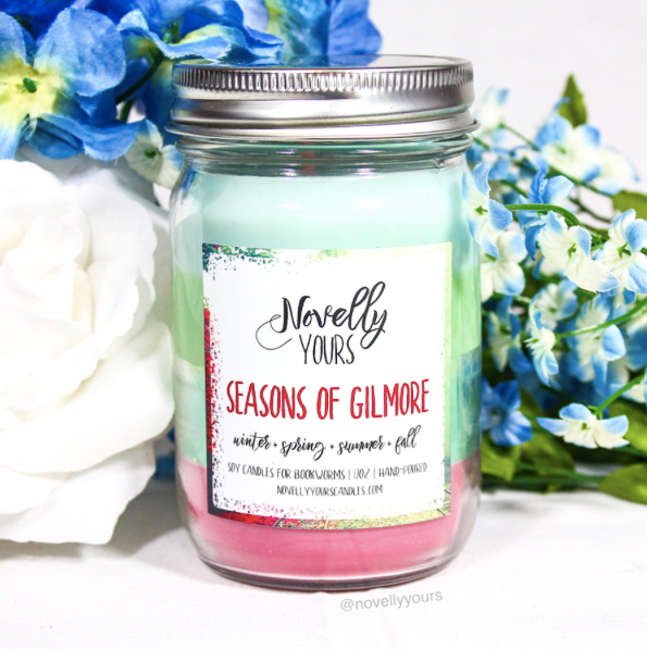 Seasons of Gilmore ·  Layered Candle - Novelly Yours