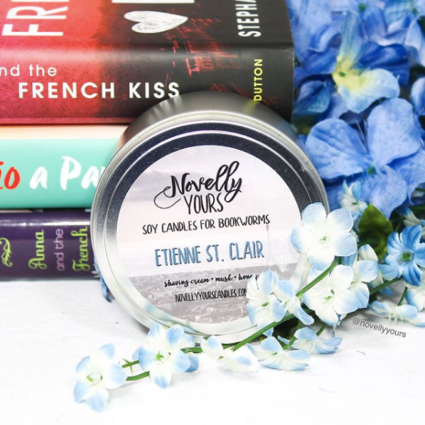 Etienne St. Clair | 8oz tin | Candle of the Month - Novelly Yours