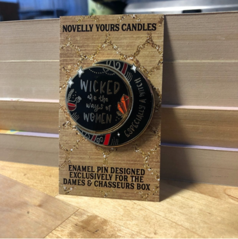 Enamel Pin: "Wicked are the Ways of Women" / Serpent & Dove