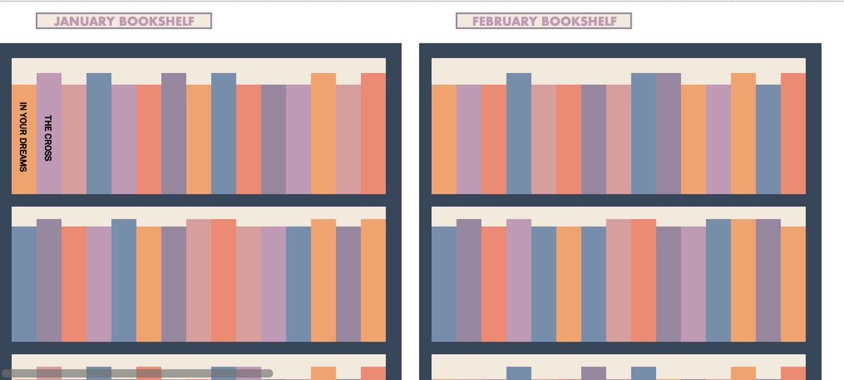 2027 Digital Reading Tracker Spreadsheet