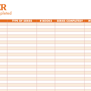 2027 Digital Reading Tracker Spreadsheet