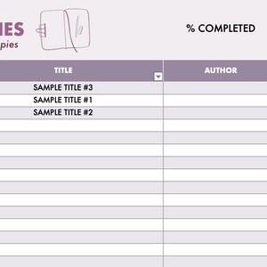 TBR - Review - Challenge Tracker spreadsheet