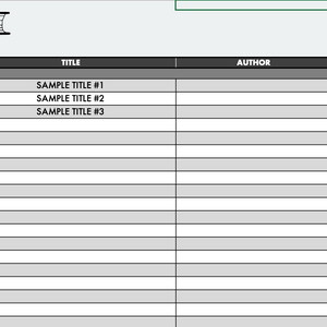 TBR - Review - Challenge Tracker spreadsheet