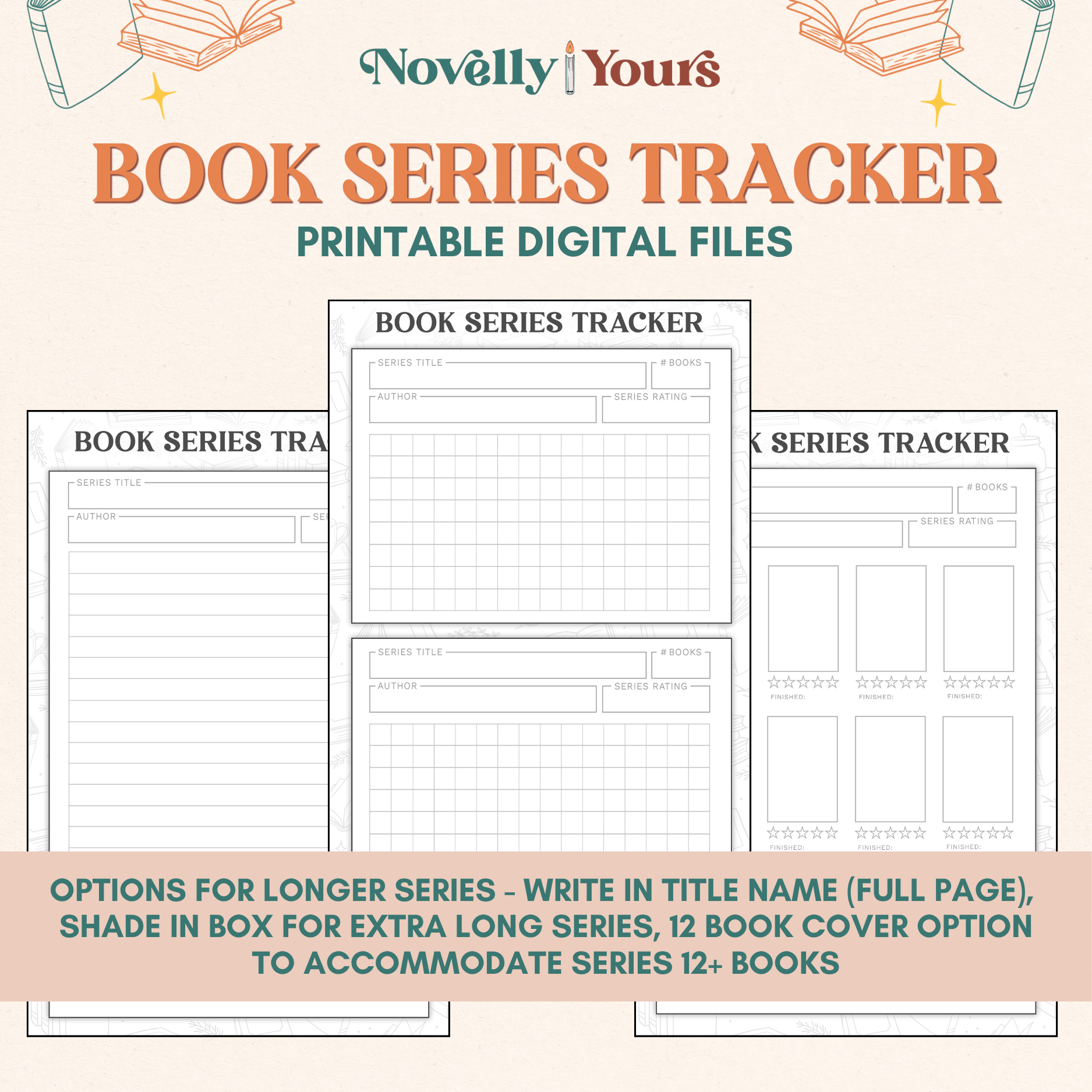 Series Tracker - Digital Printable Files