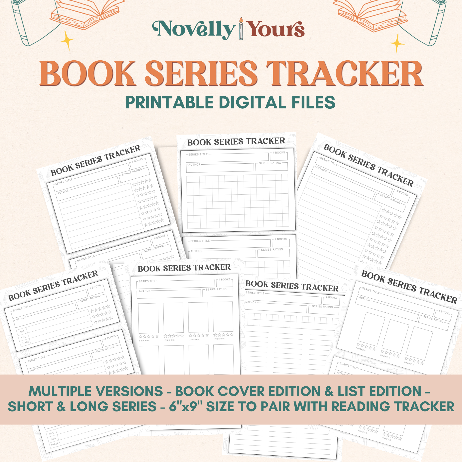 Series Tracker - Digital Printable Files