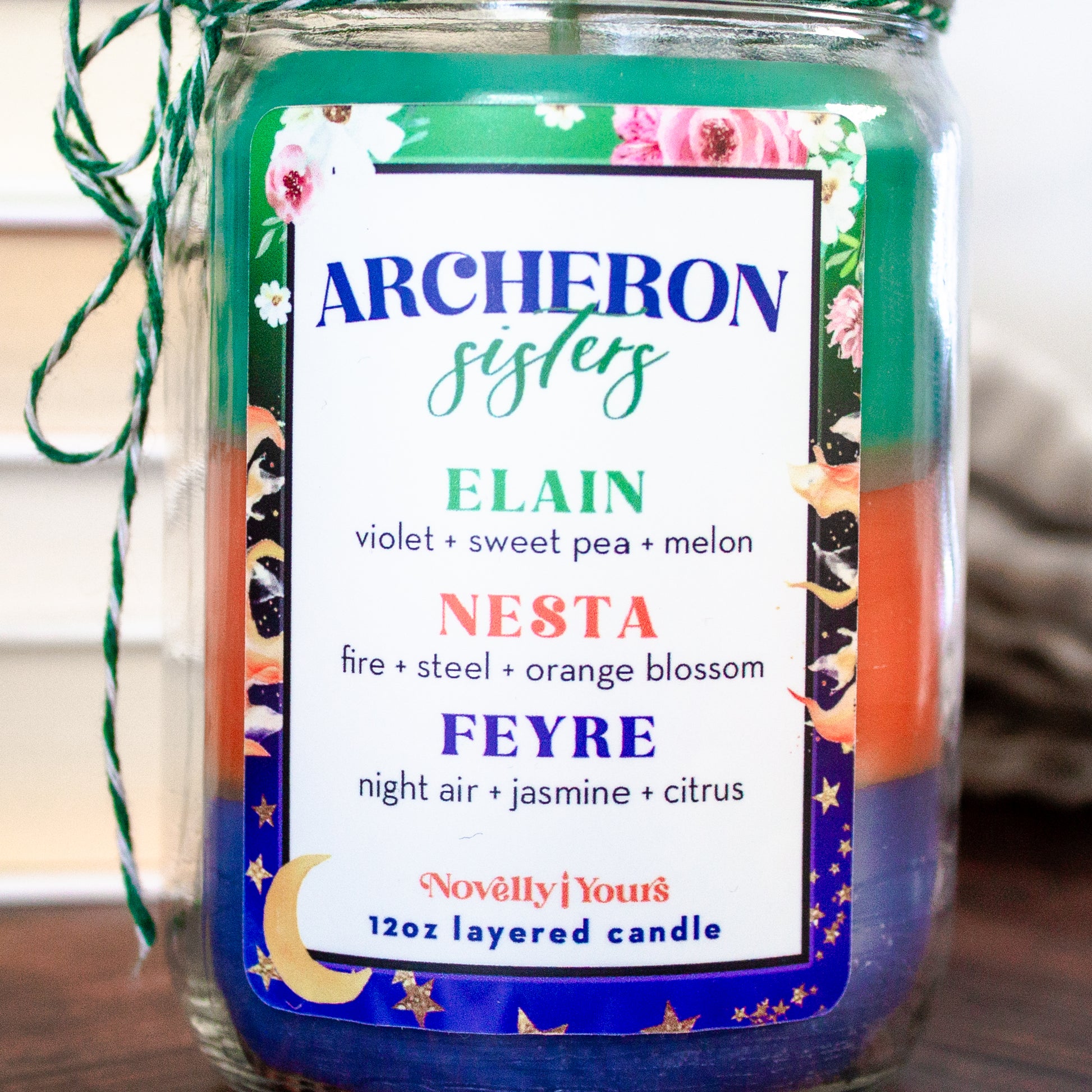 Archeron Sisters · layered candle