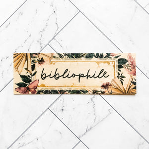 Bibliophile woodmark