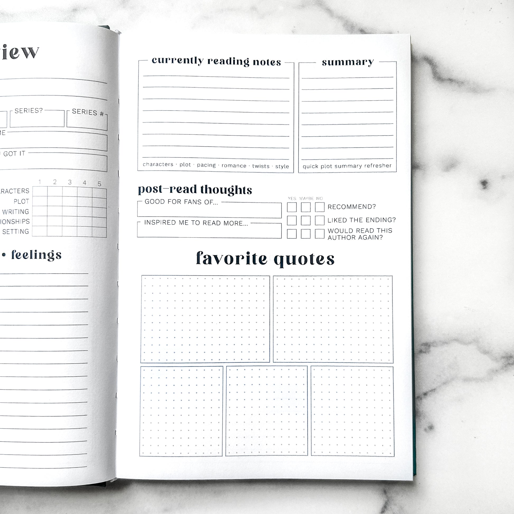 Book Review Journal - PREORDER