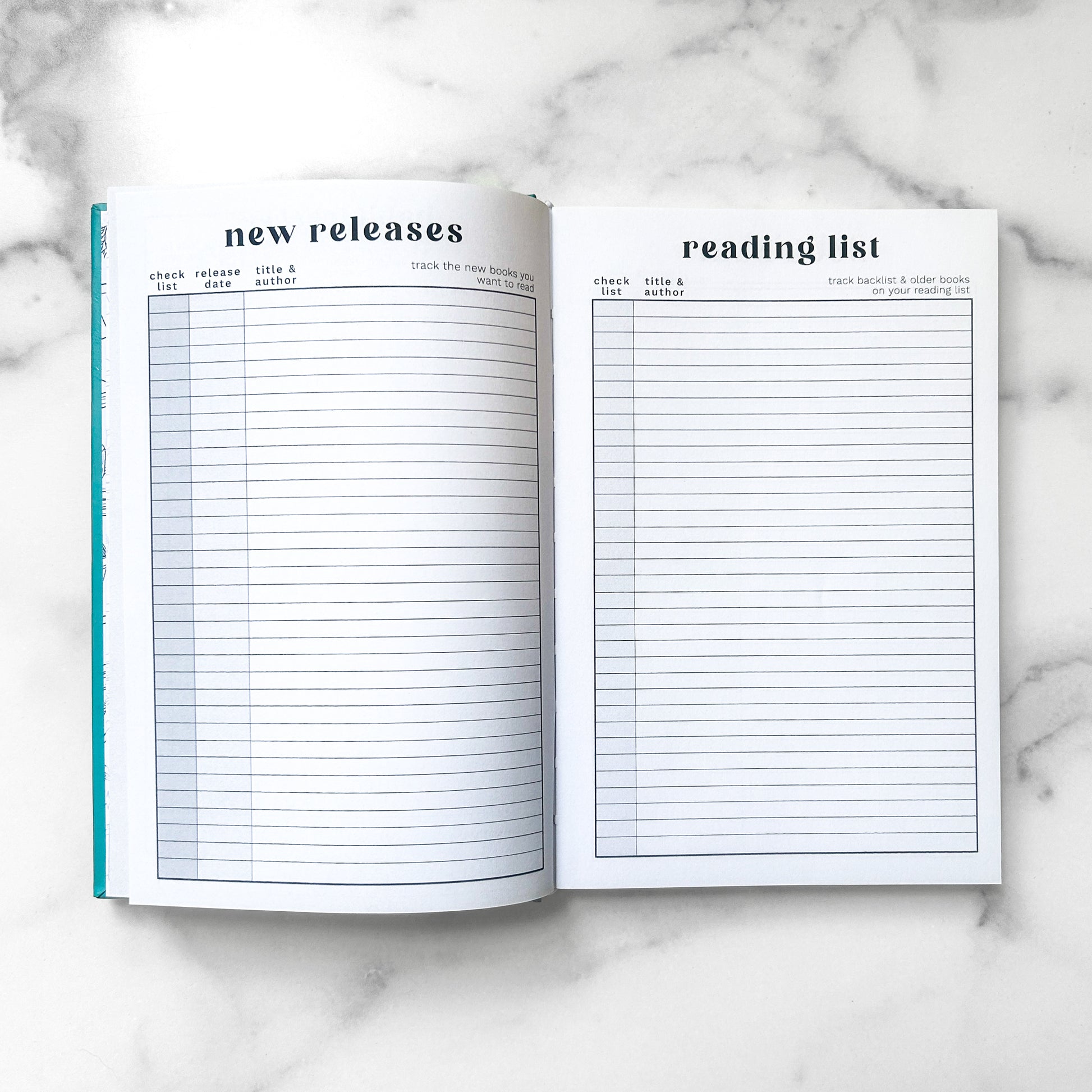 Book Review Journal - PREORDER