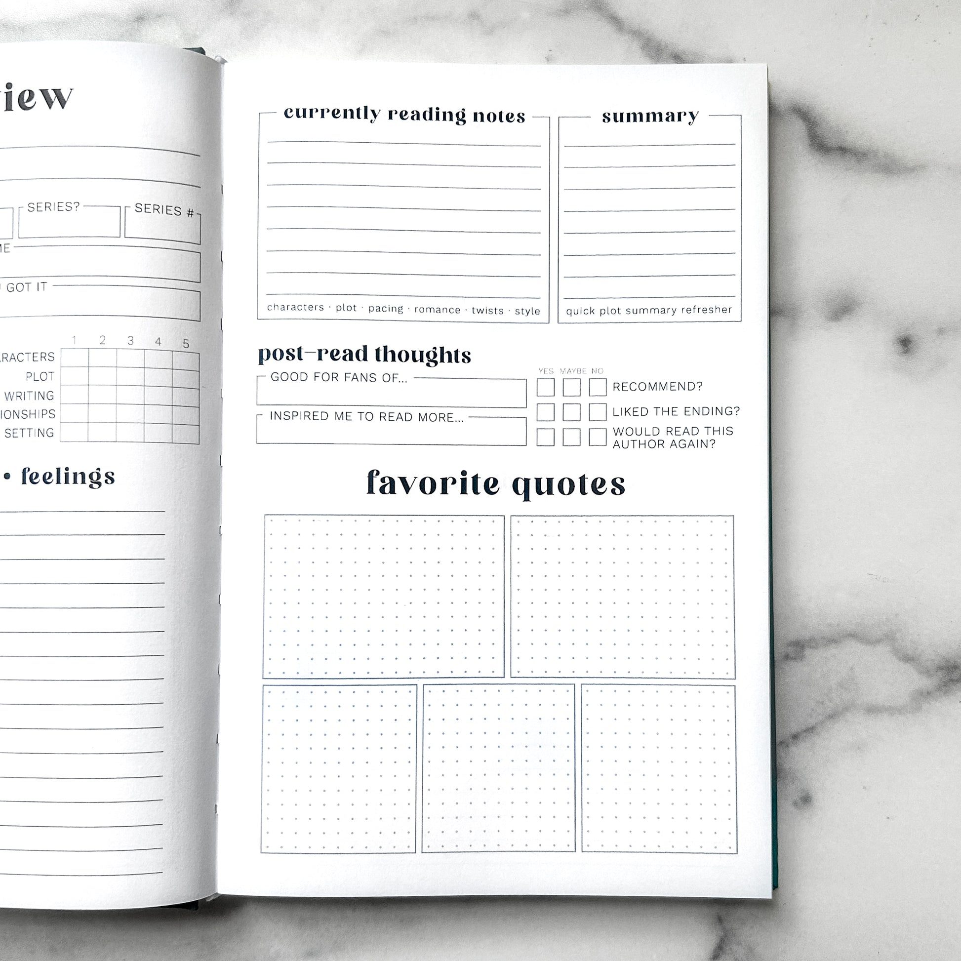 Book Review Journal - PREORDER