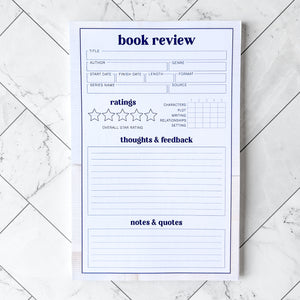 Book Review Notepad