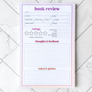Book Review Notepad