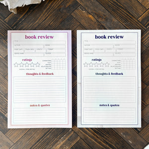 Book Review Notepad